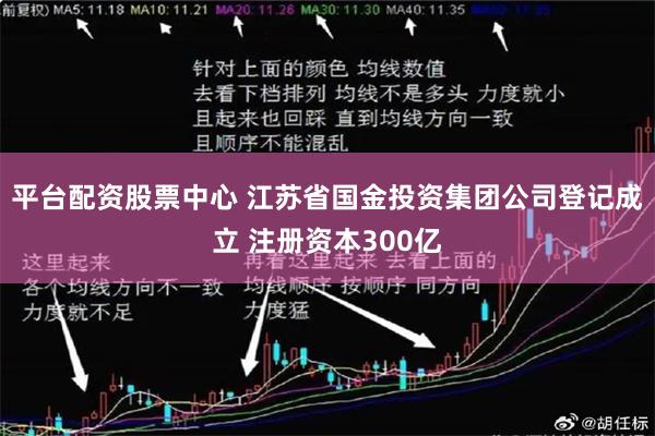 平台配资股票中心 江苏省国金投资集团公司登记成立 注册资本300亿