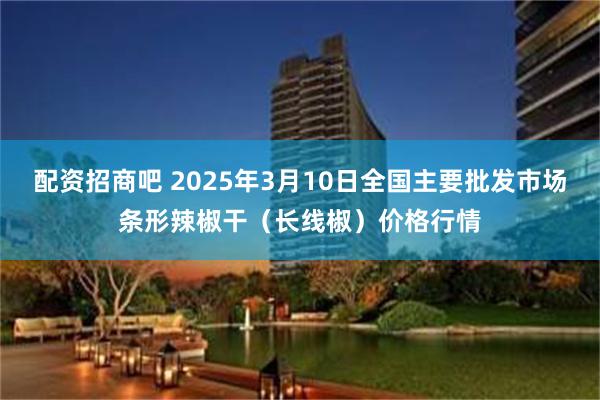 配资招商吧 2025年3月10日全国主要批发市场条形辣椒干（长线椒）价格行情